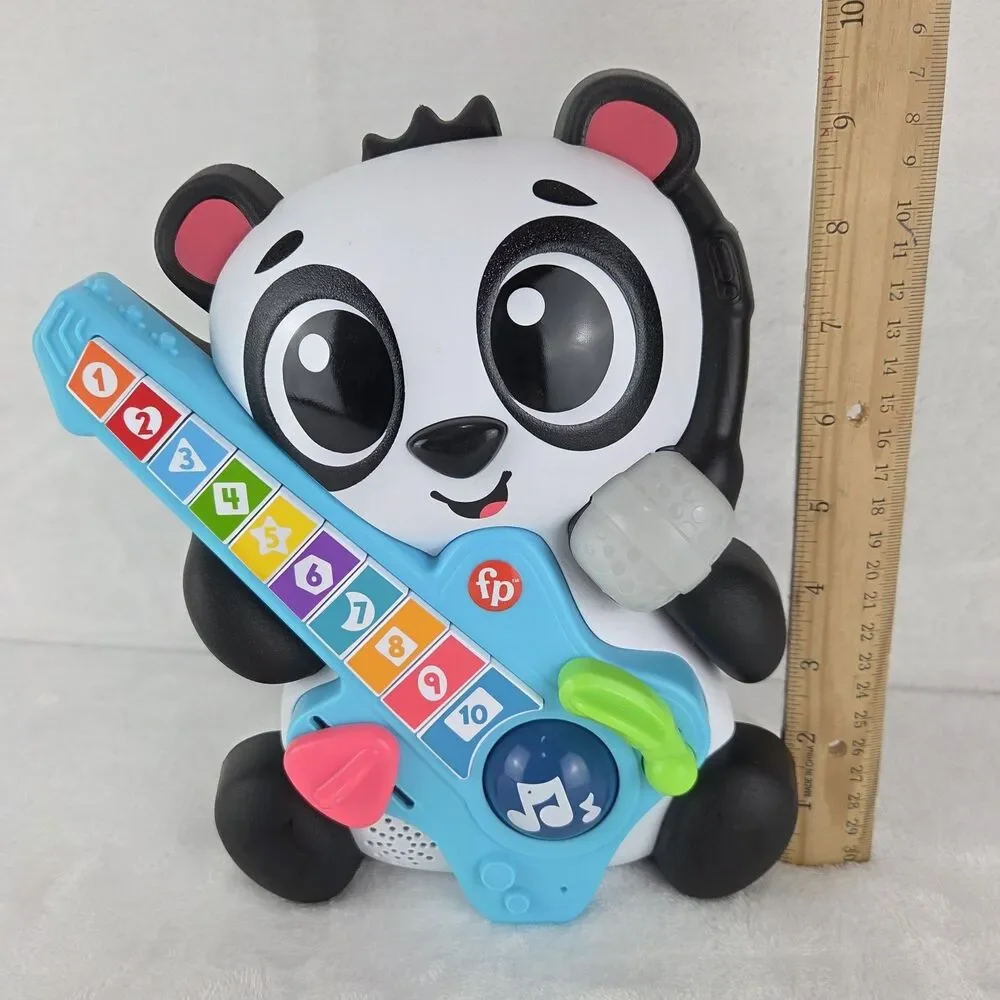 Fisher-Price Link Squad Jam & Count Panda Baby Learning Toy Music & Lights
